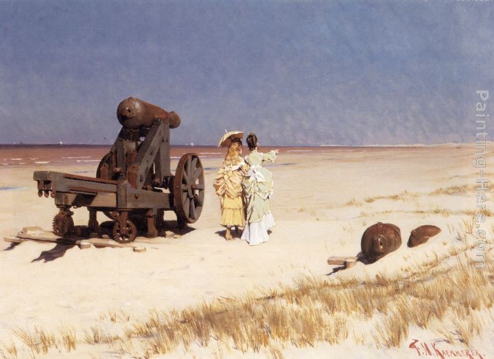 Frederick Hendrik Kaemmerer At the Seashore